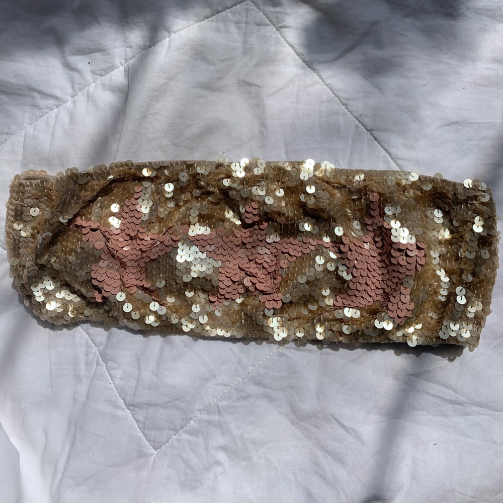 RARE ▪️Free People◾️ Sequin Bandeau
